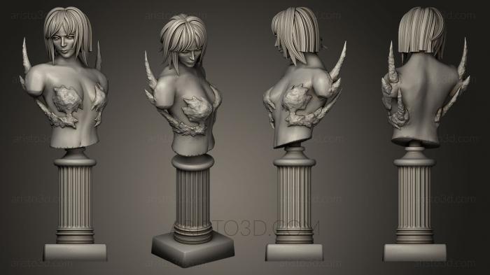 Busts of heroes and monsters (BUSTH_0403) 3D model for CNC machine